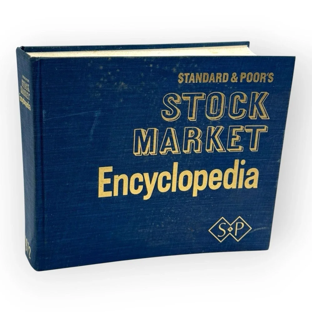 Standard‎ & Poor's Stock Market Encyclopedia 15th Edition 1972 Hardcover S&P